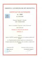 CERTIFICAT AUTORIZARE CLAUDIU ordinul geodezilor