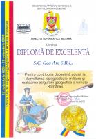 DIPLOMA EXCELENTA directia topografica militara